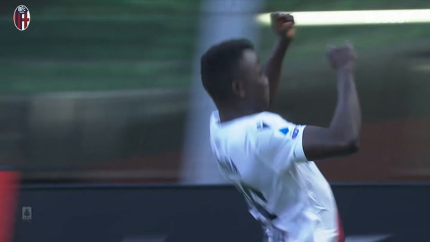 Musa Juwara's first Serie A goal